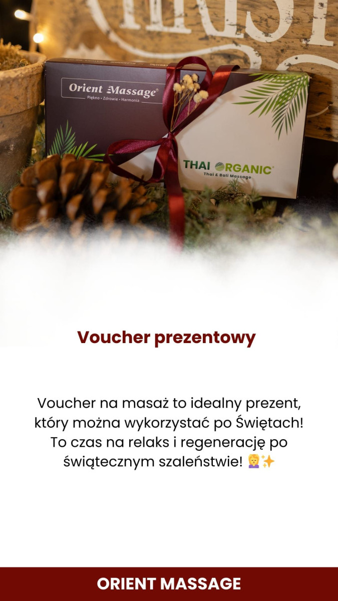 Voucher podarunkowy na masaż – prezent z klasą!