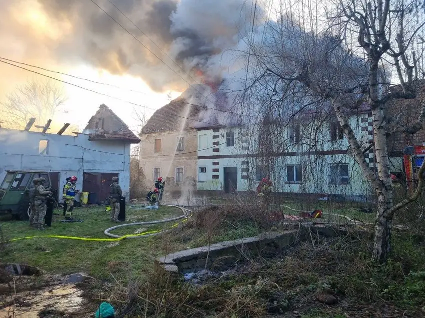 Dwie osoby nie żyją, jedna trafiła do szpitala. Policja o tragicznych wydarzeniach w Skale