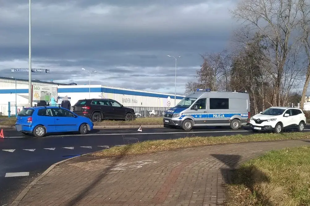 Kolizja koło wiaduktu