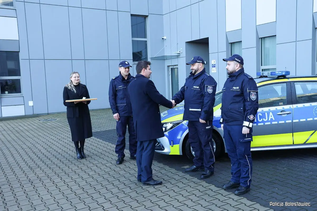 Uroczystość w KPP Bolesławiec