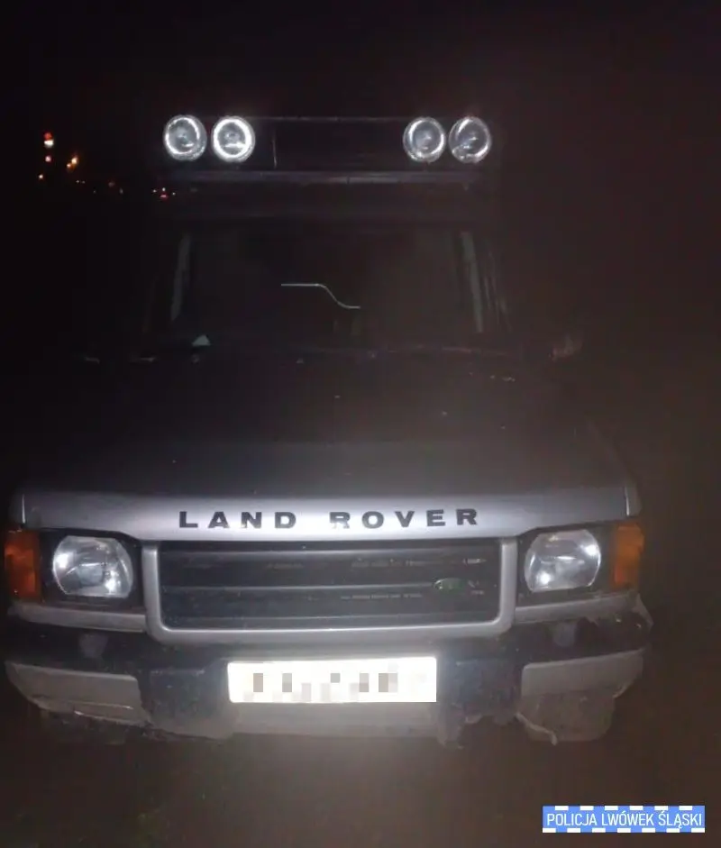 Skradziony Land Rover