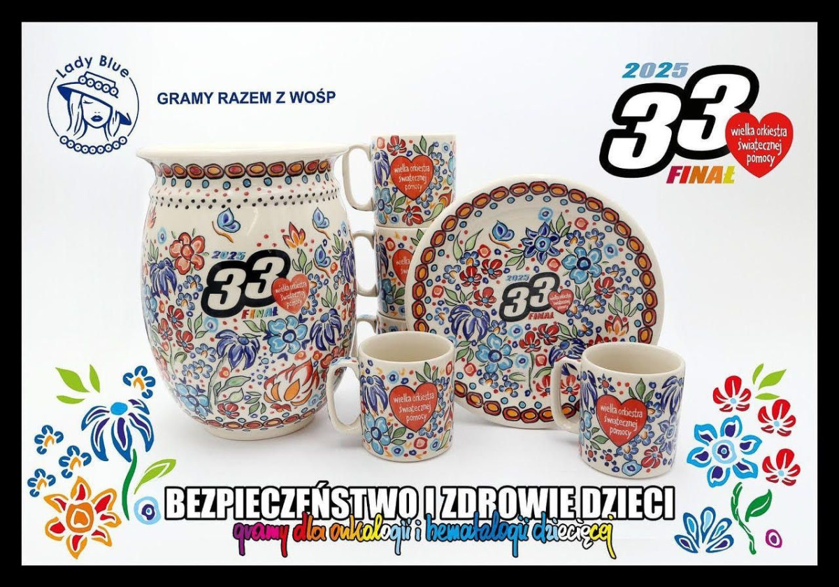 Ceramika Lady Blue gra razem z WOŚP