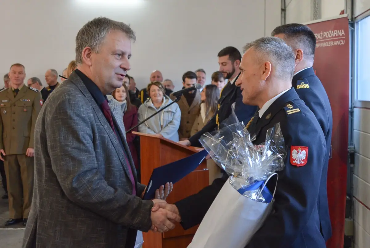Uroczystość w KP PSP Bolesławiec