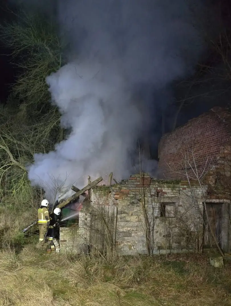 Pożar w Starej Olesznej