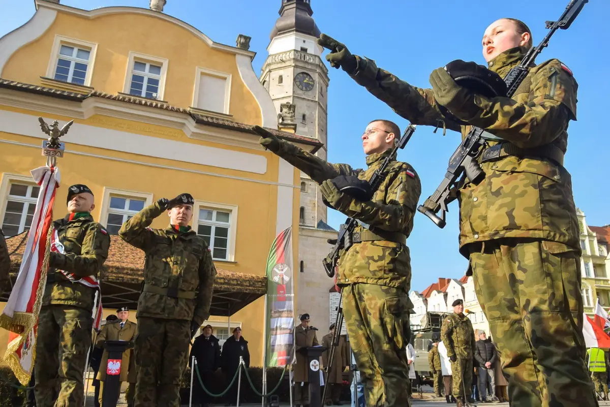 Przysięga na bolesławieckim rynku