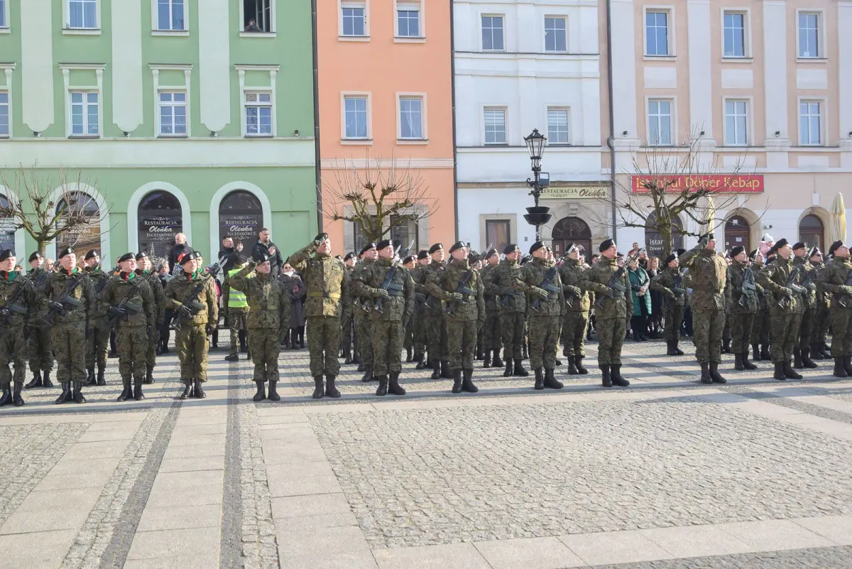 Przysięga na bolesławieckim rynku