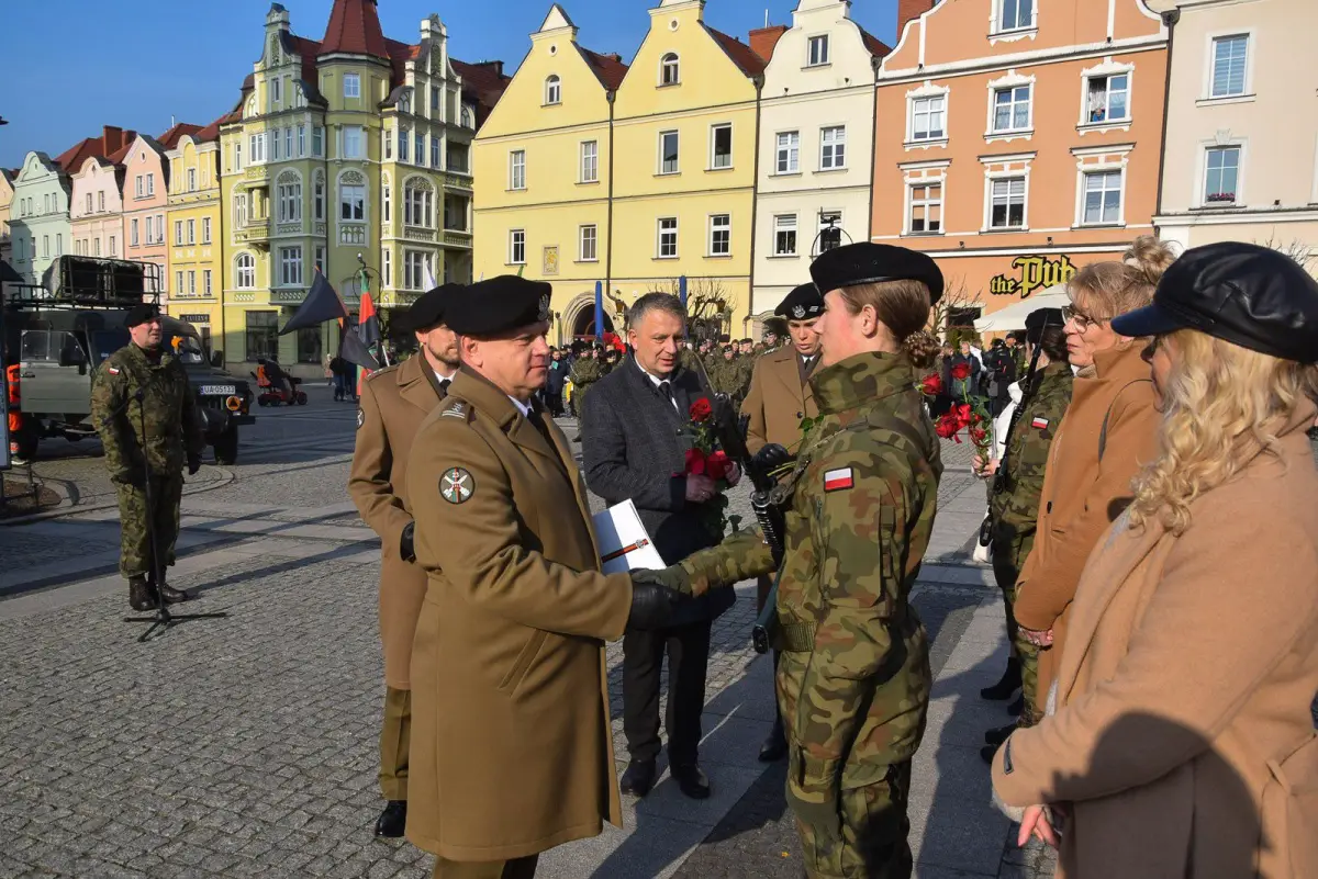 Przysięga na bolesławieckim rynku