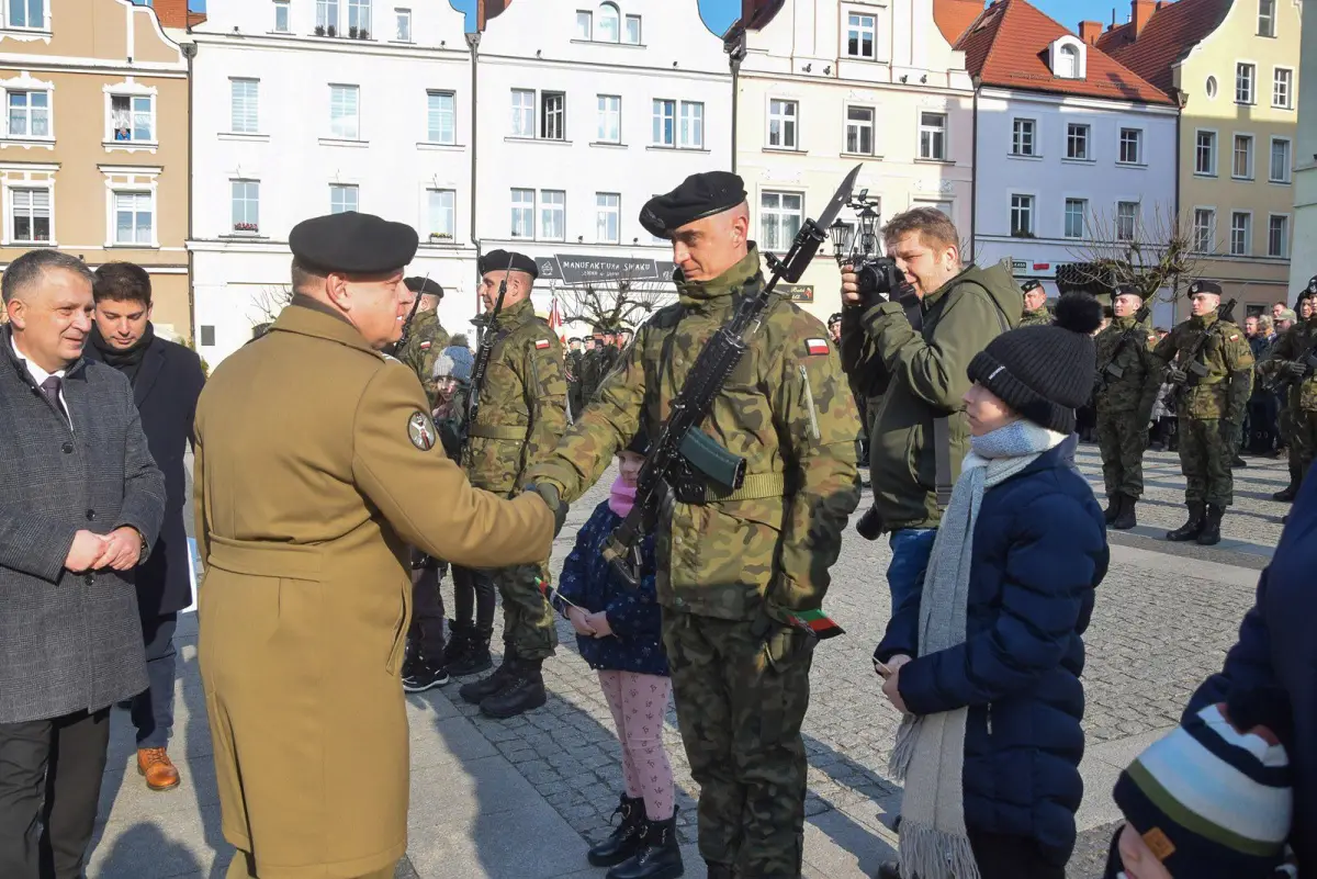 Przysięga na bolesławieckim rynku