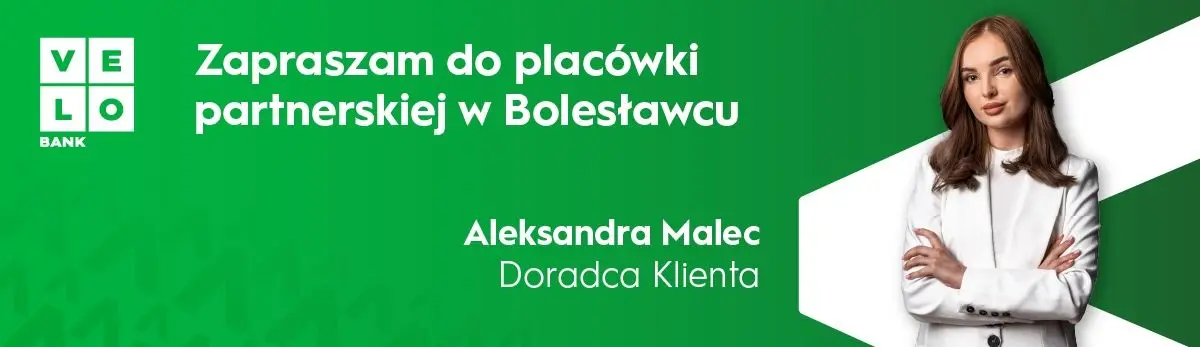 VeloBank w Bolesławcu z ofertą kredytową dla pracowników sektora publicznego i jednostek samorządowych