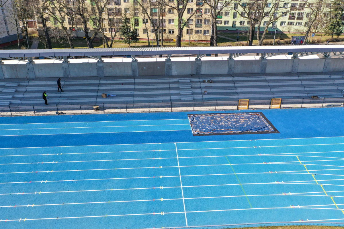 Stadion miejski w Bolesławcu niemal gotowy - marzec 2025