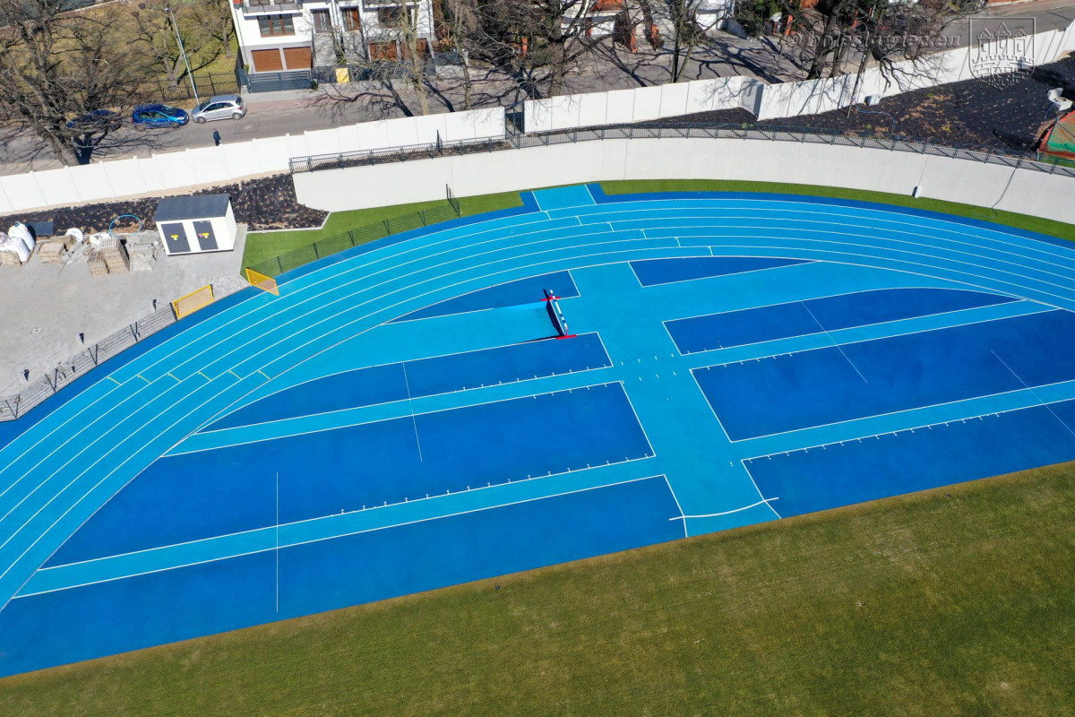 Stadion miejski w Bolesławcu niemal gotowy - marzec 2025