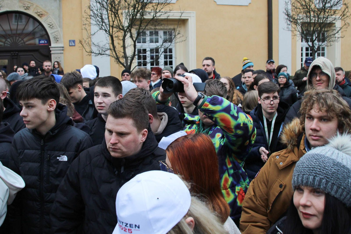 Sławomir Mentzen w Bolesławcu - marzec 2025