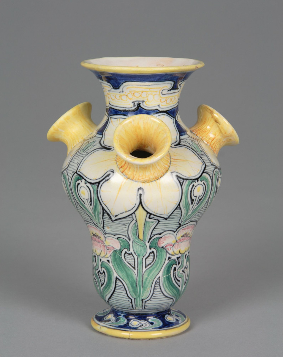 Galileo Chini, Vaso con narcisi, 1896-1898