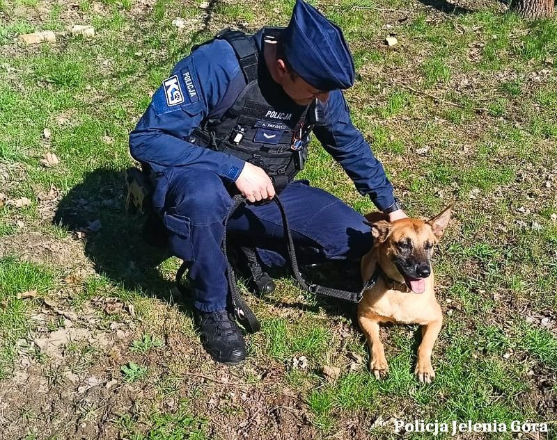 Rower oraz policjant wraz z Modeną