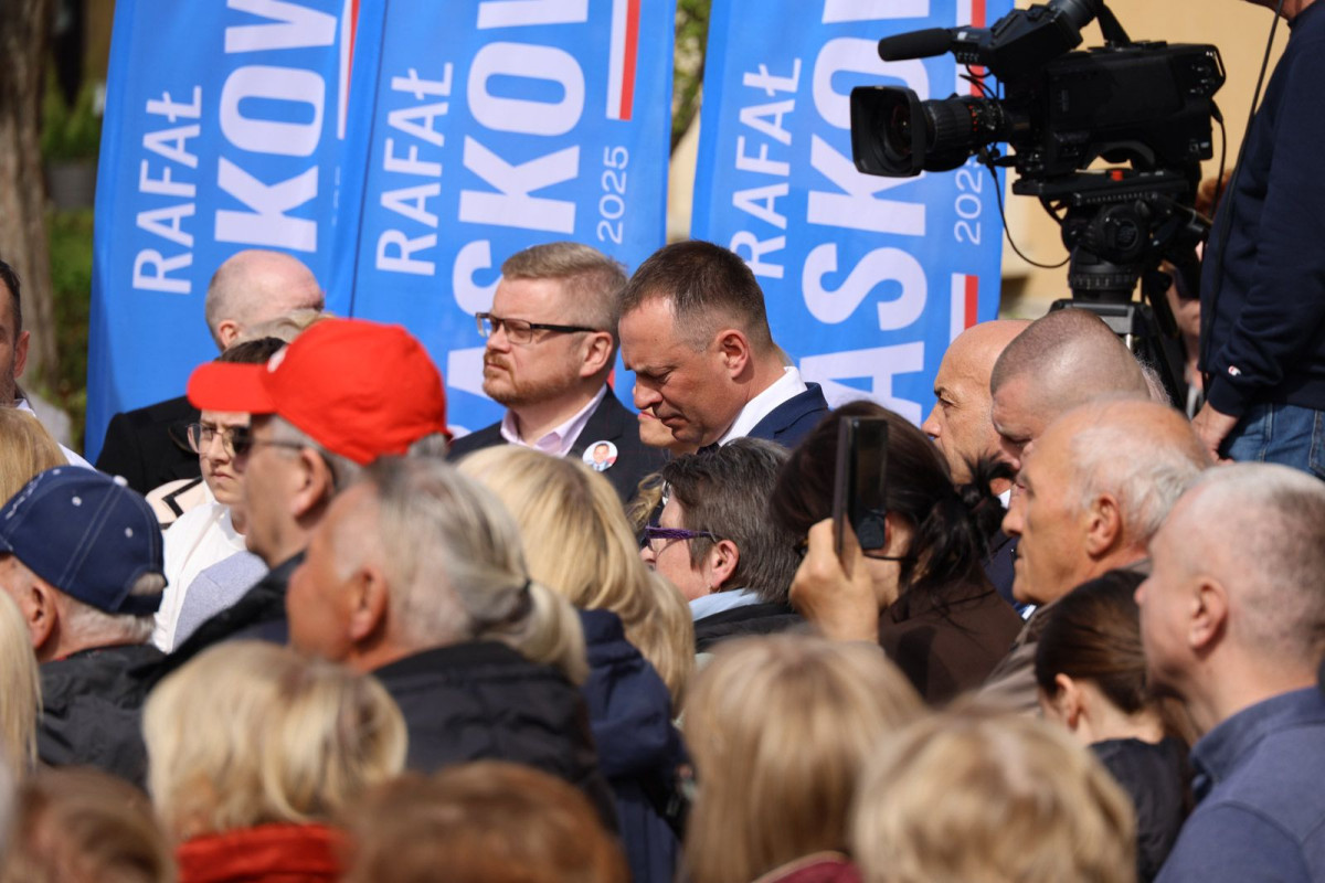 Wiec wyborczy Rafała Trzaskowskiego w Bolesławcu