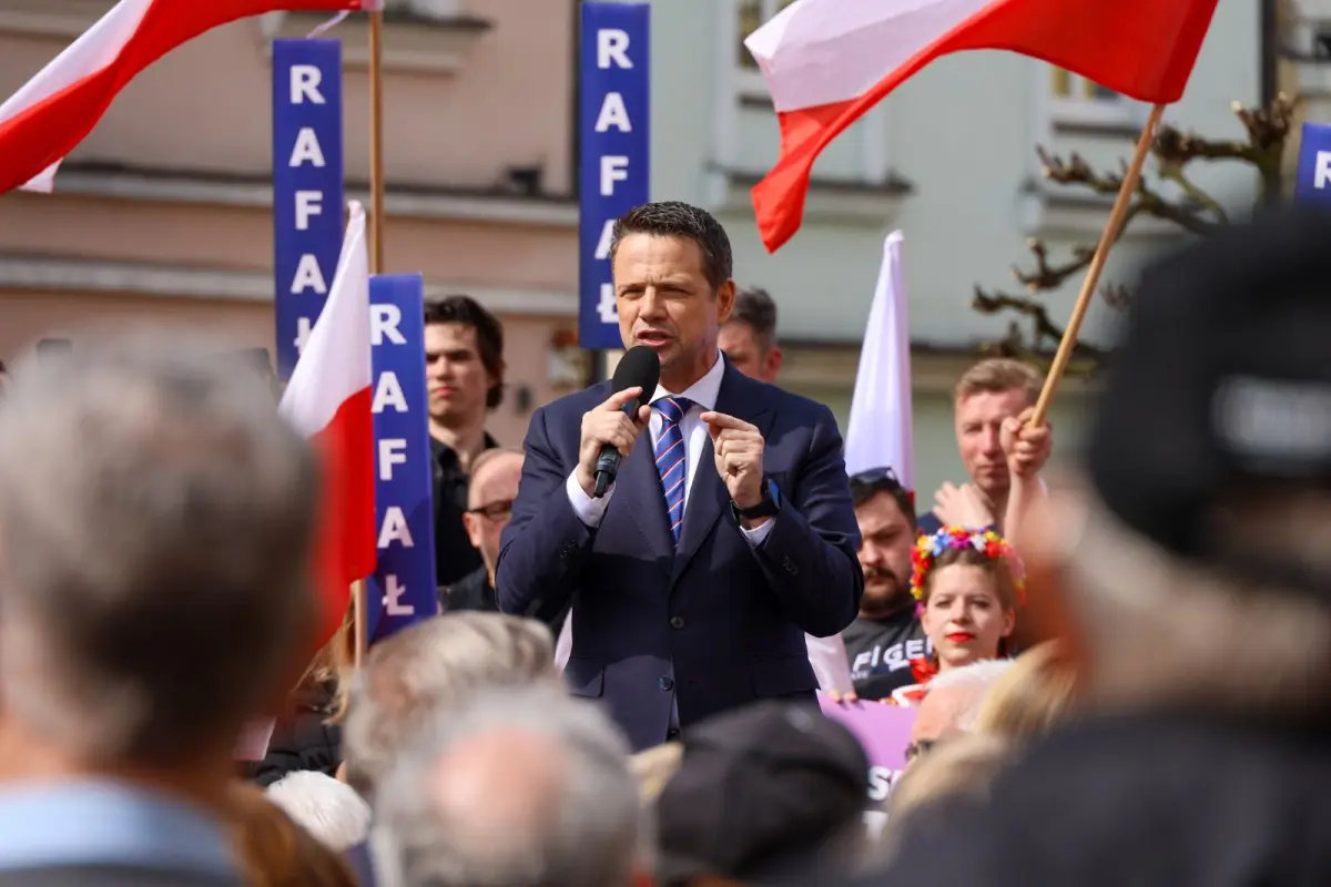 Wiec wyborczy Rafała Trzaskowskiego w Bolesławcu