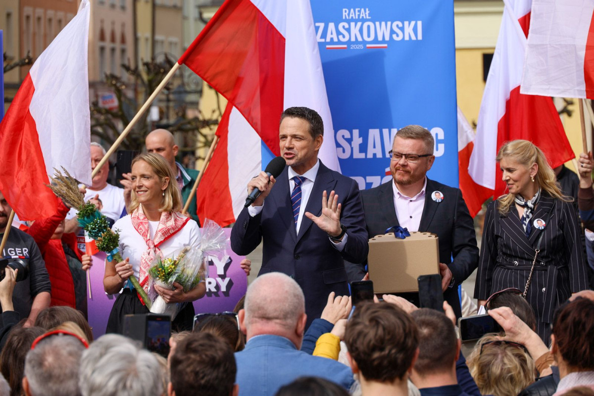 Wiec wyborczy Rafała Trzaskowskiego w Bolesławcu