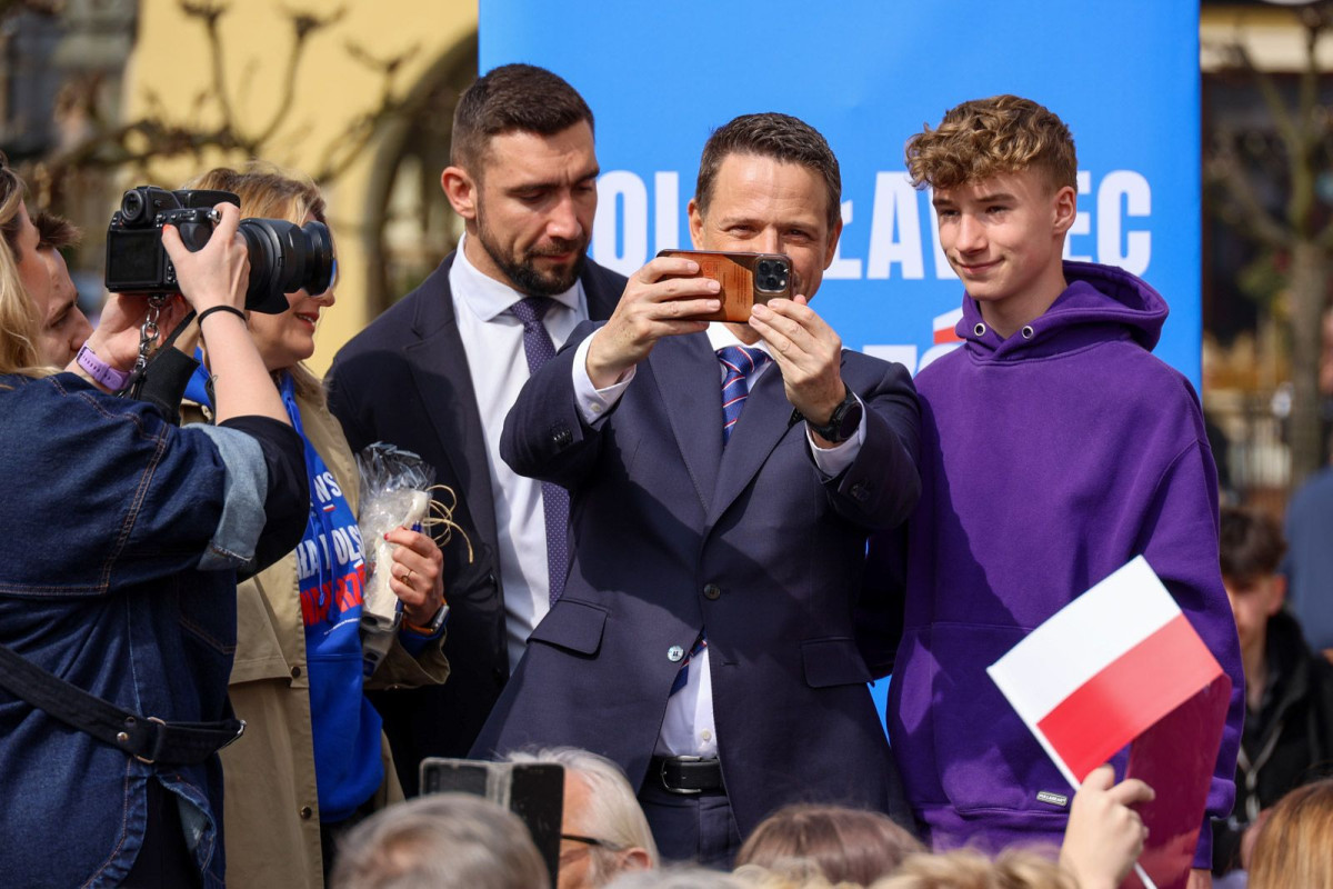 Wiec wyborczy Rafała Trzaskowskiego w Bolesławcu