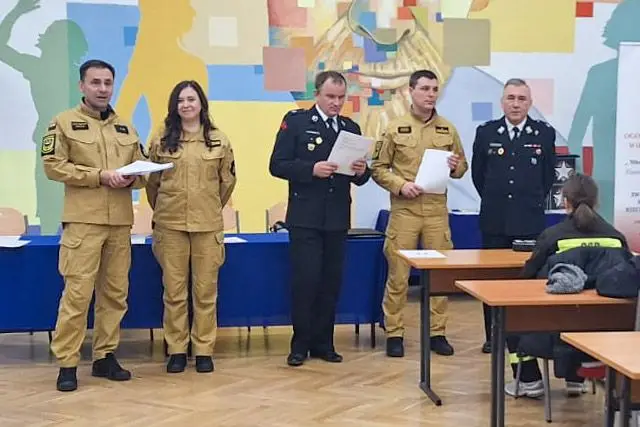 Учасники пожежного турніру