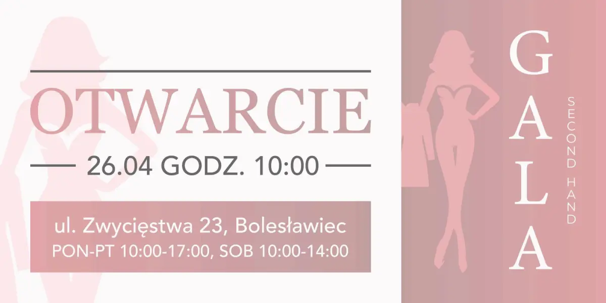 Otwarcie sklepu GALA Second Hand w Bolesławcu