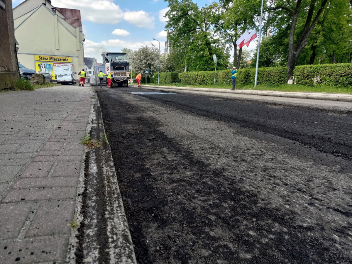 Duże utrudnienia dla kierowców na ulicach Bolesławca