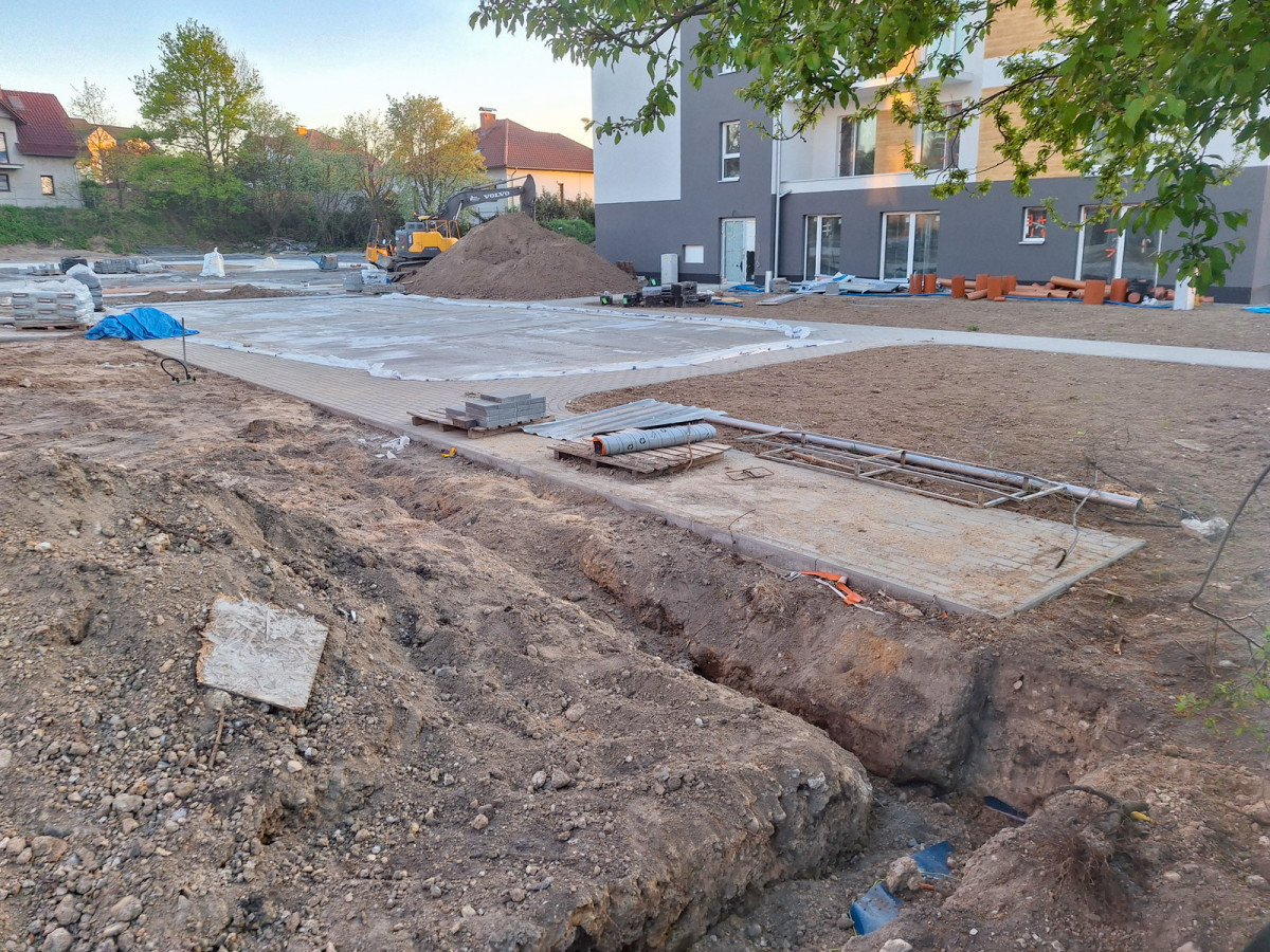 Budowa przy ulicy Zwycięstwa w Bolesławcu