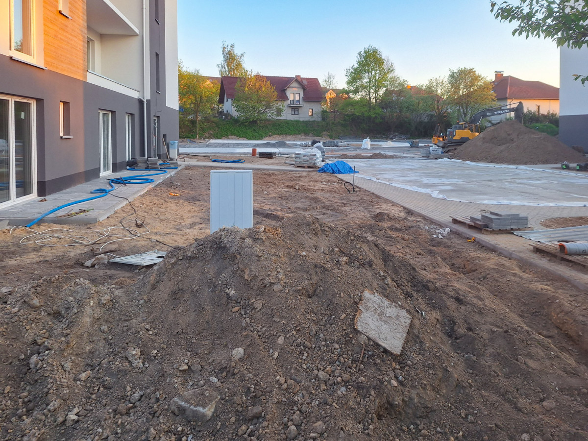 Budowa przy ulicy Zwycięstwa w Bolesławcu