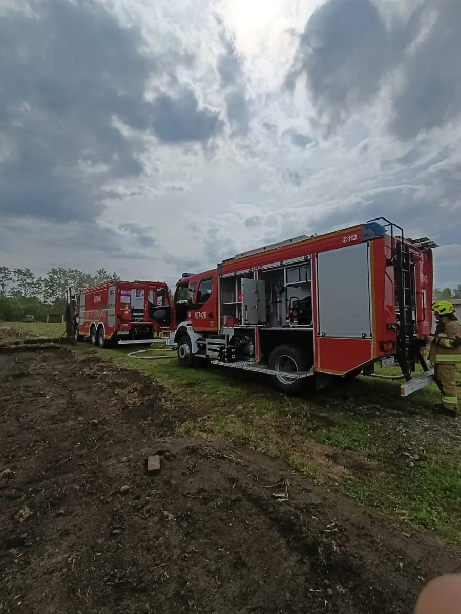 Pożar kurnika w Wierzbowej