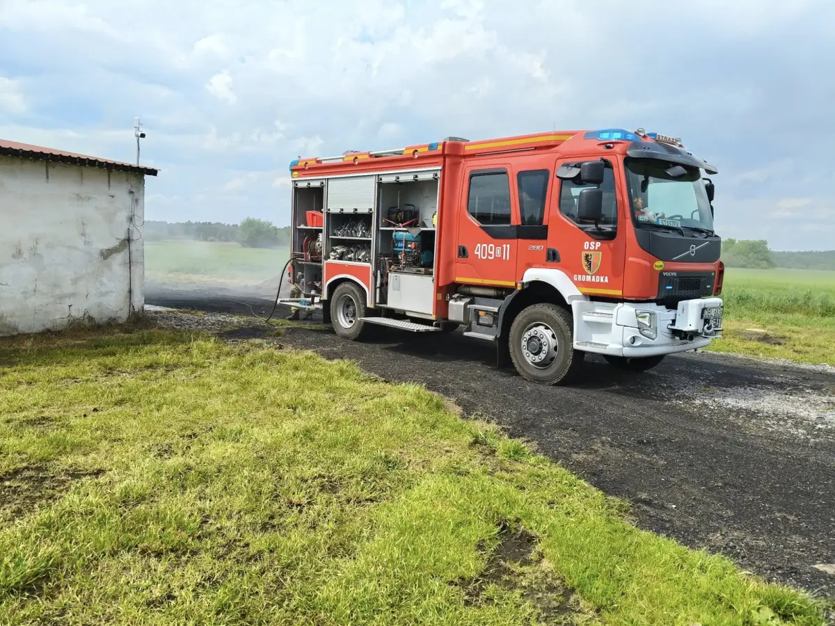 Pożar kurnika w Wierzbowej