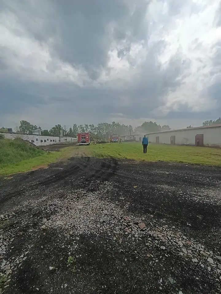 Pożar kurnika w Wierzbowej
