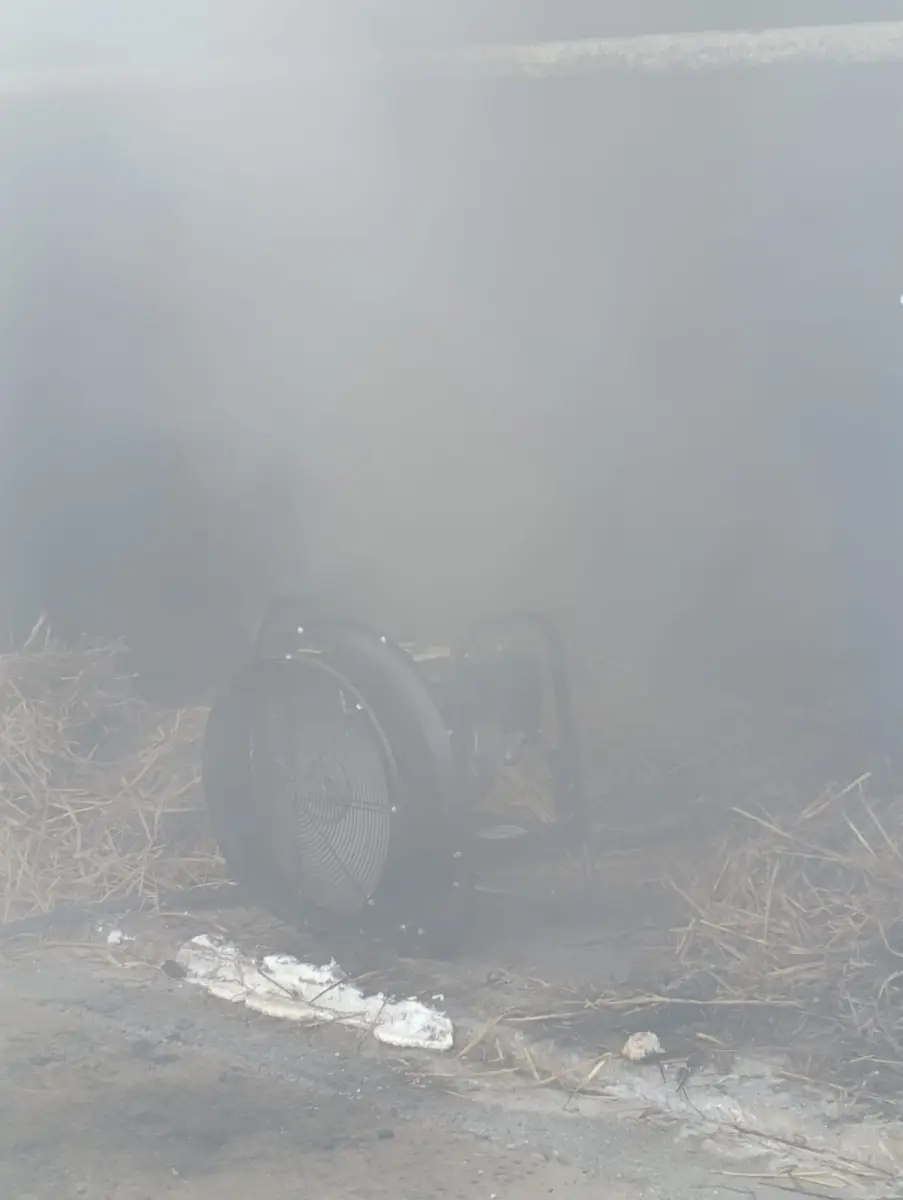 Pożar kurnika w Wierzbowej
