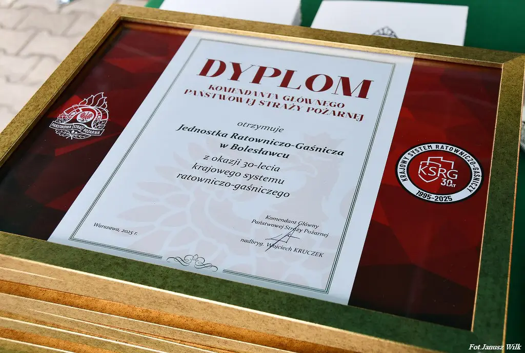 Uroczystość w KP PSP Bolesławiec