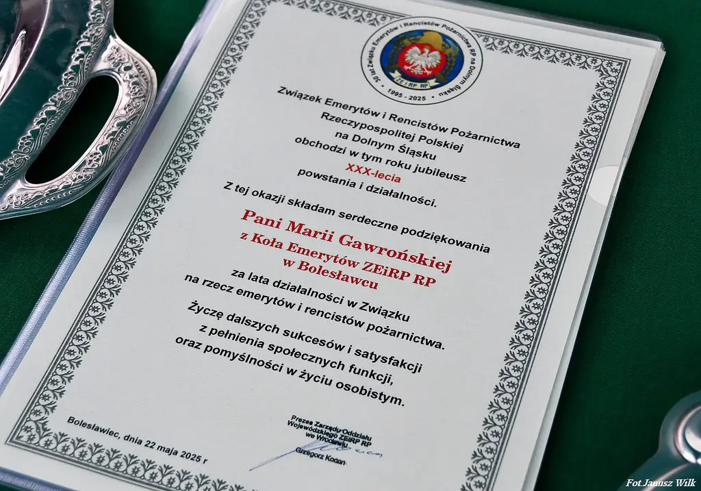 Uroczystość w KP PSP Bolesławiec