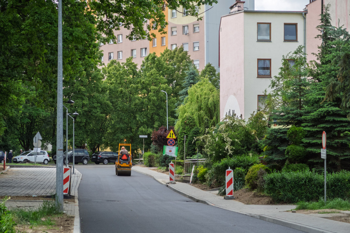 Przebudowa ulicy Wańkowicza w Bolesławcu