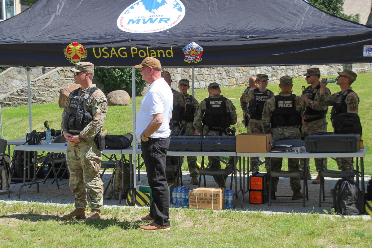 Święto 250-lecia powstania US Army na bolesławieckim rynku