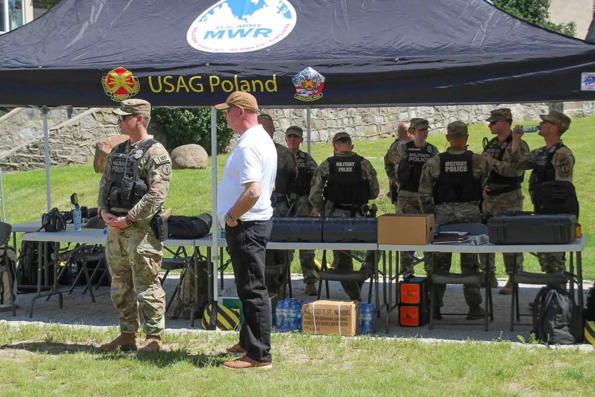 Święto 250-lecia powstania US Army na bolesławieckim rynku