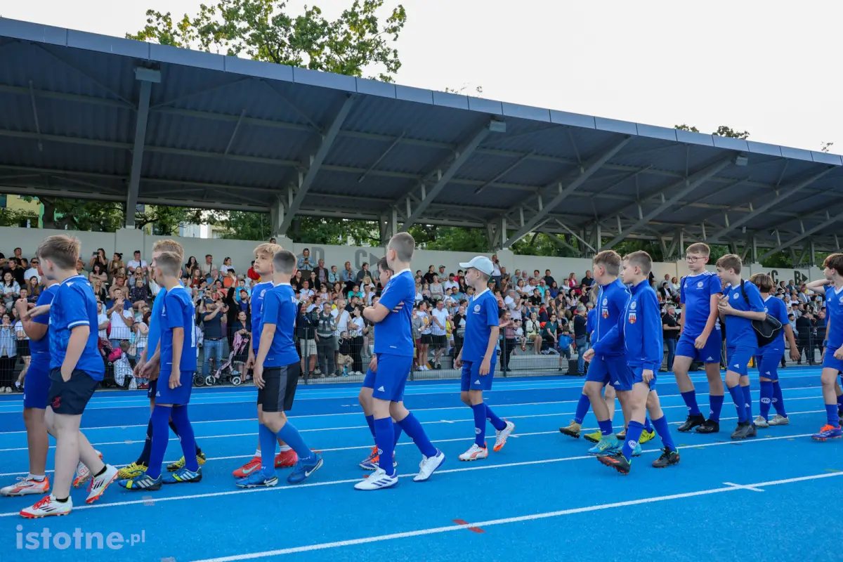 Uroczystość otwarcia stadionu w Bolesławcu
