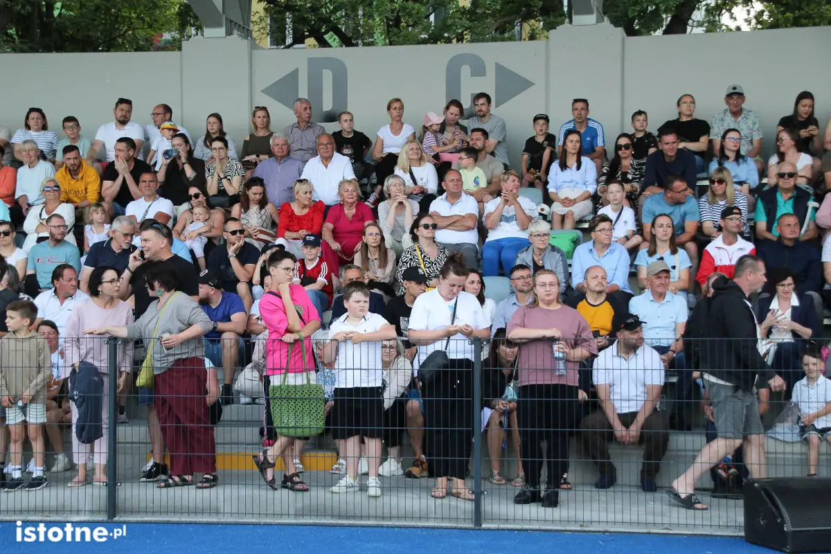 Uroczystość otwarcia stadionu w Bolesławcu