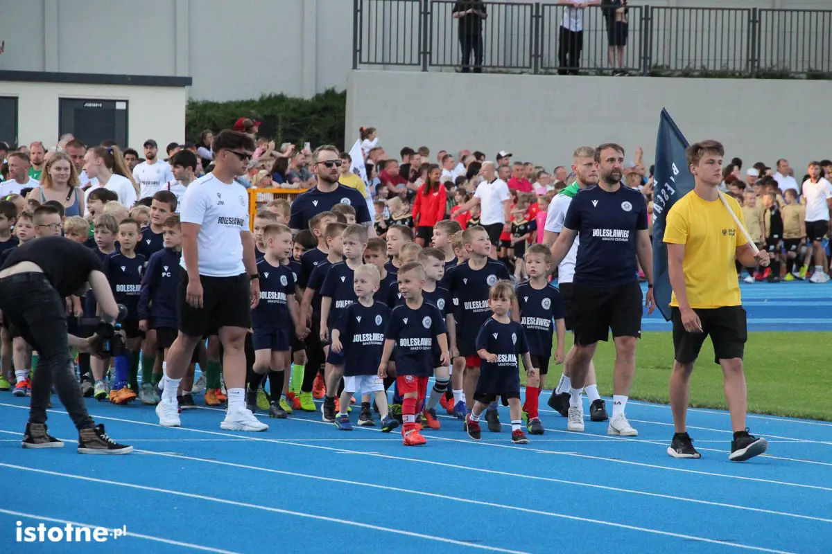 Uroczystość otwarcia stadionu w Bolesławcu