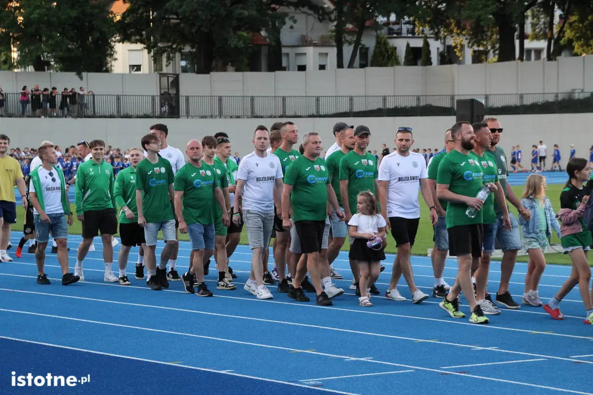 Uroczystość otwarcia stadionu w Bolesławcu