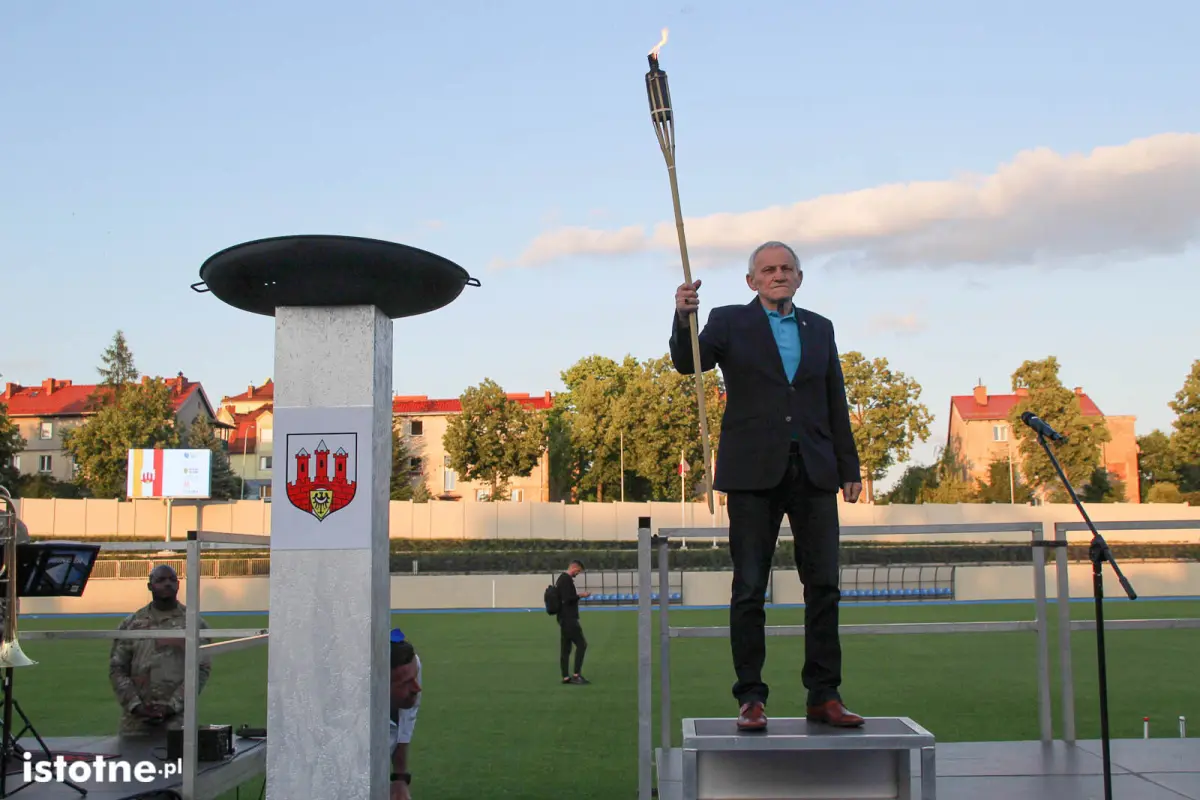 Uroczystość otwarcia stadionu w Bolesławcu