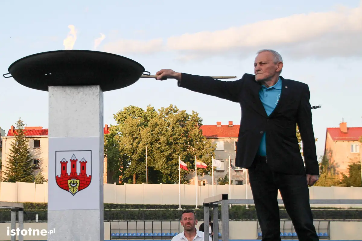 Uroczystość otwarcia stadionu w Bolesławcu