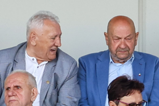 Józef Pokładek wieloletni szef Rady Miasta Bolesławca Forum Miasta oraz Jan Filipek działacz Solidarności i honorowy obywatel Bolesławca