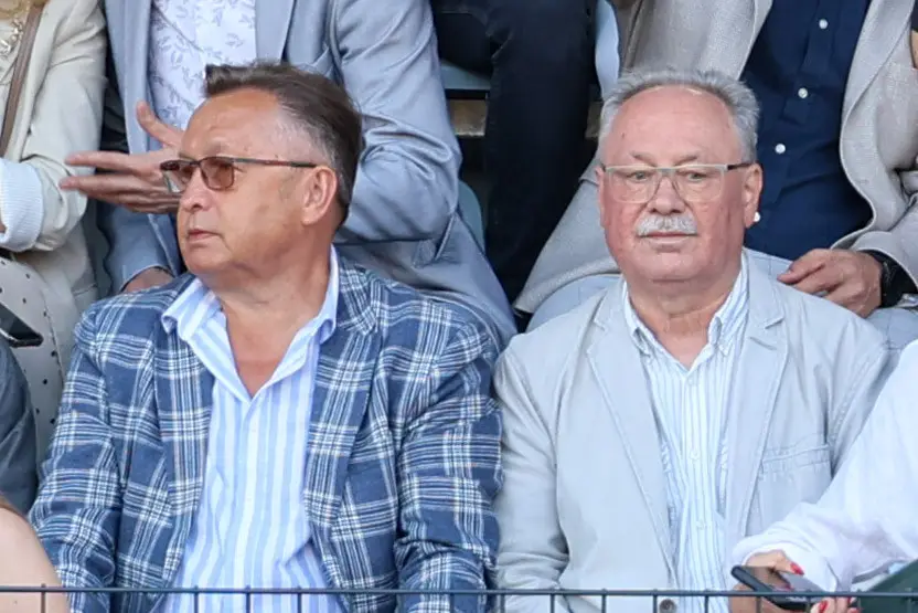 Mirosław Sakowski dyrektor II LO i Jacek Jurkiewicz dyrektor ZSB