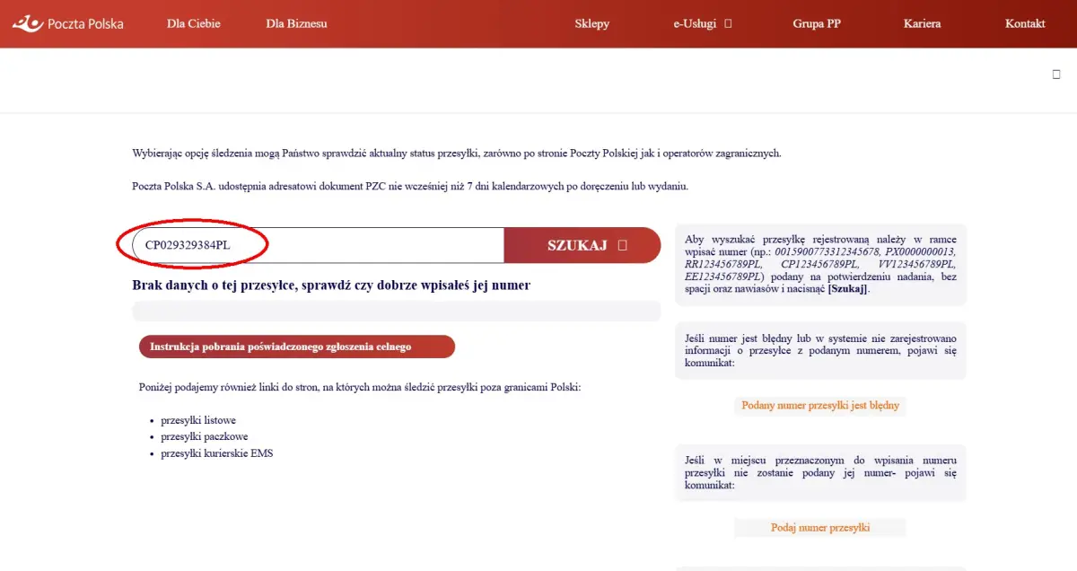 Uwaga na oszustów podających się za Pocztę Polską
