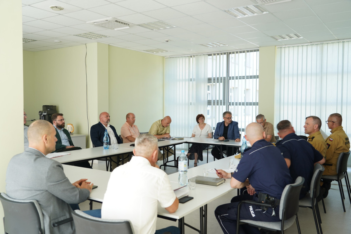 Posiedzenie Komisji Bezpieczeństwa i Porządku w Starostwie Powiatowym