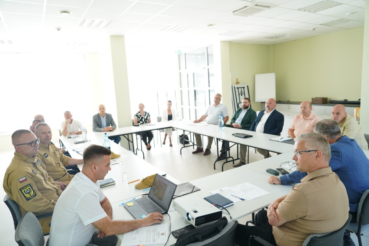 Posiedzenie Komisji Bezpieczeństwa i Porządku w Starostwie Powiatowym