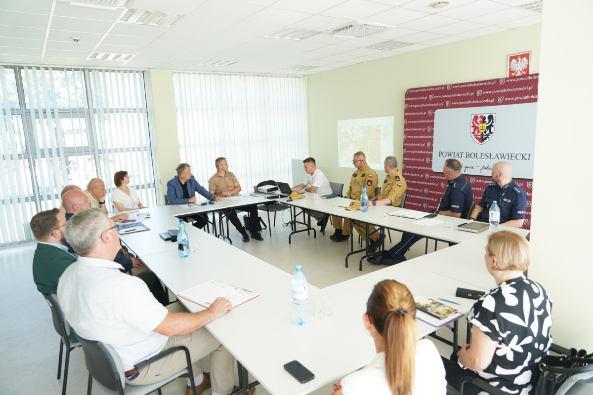 Posiedzenie Komisji Bezpieczeństwa i Porządku w Starostwie Powiatowym