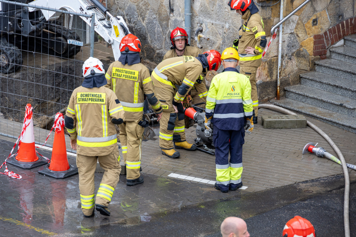 Akcja na terenie szpitala