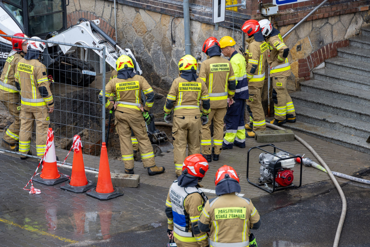 Akcja na terenie szpitala